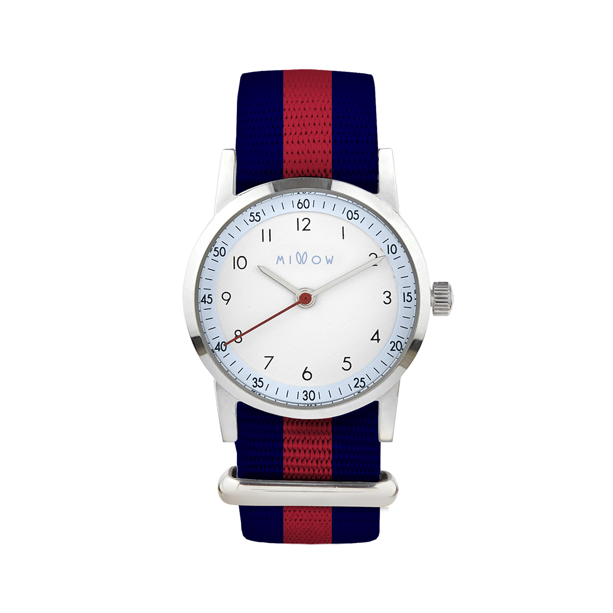 Millow Paris Classic Stripe Red Watch
