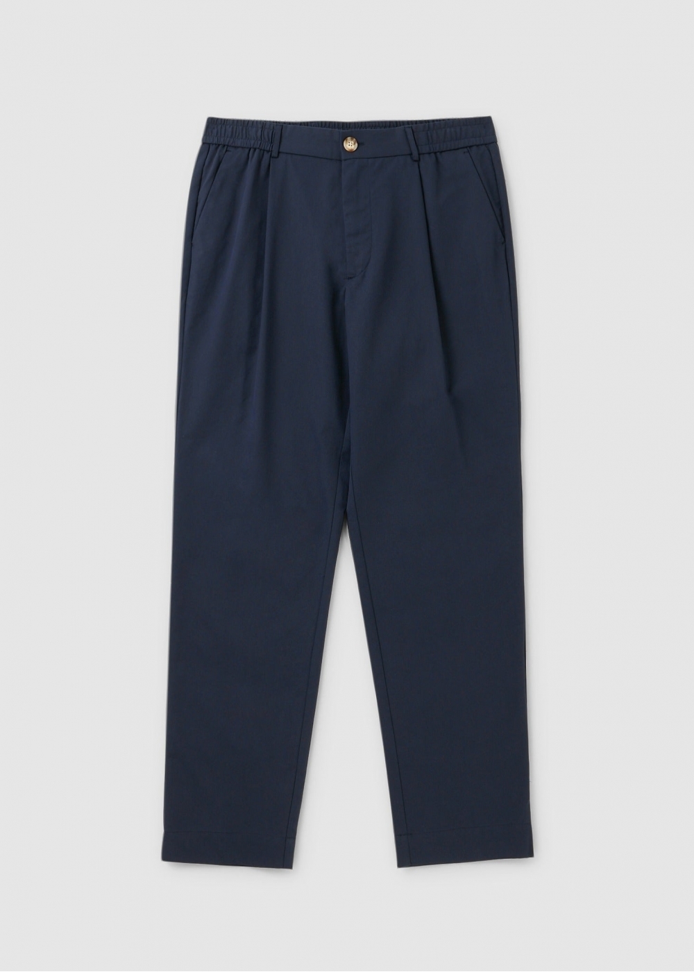 Che Mens Pleated Chino Pants In Navy
