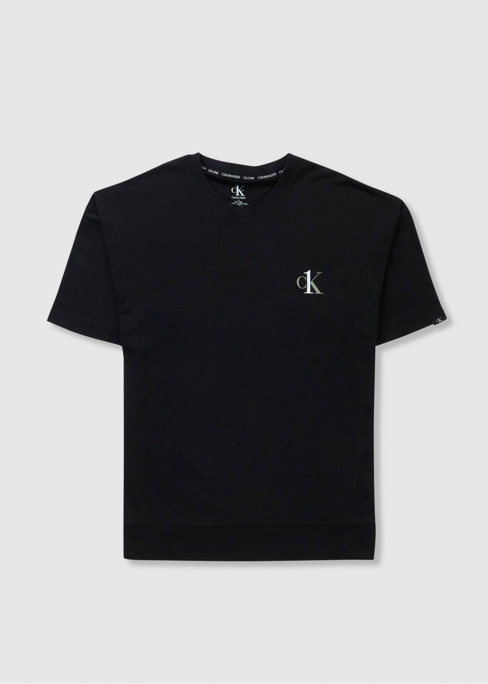 Calvin Klein Mens S/s Crew Neck T-shirts In Black