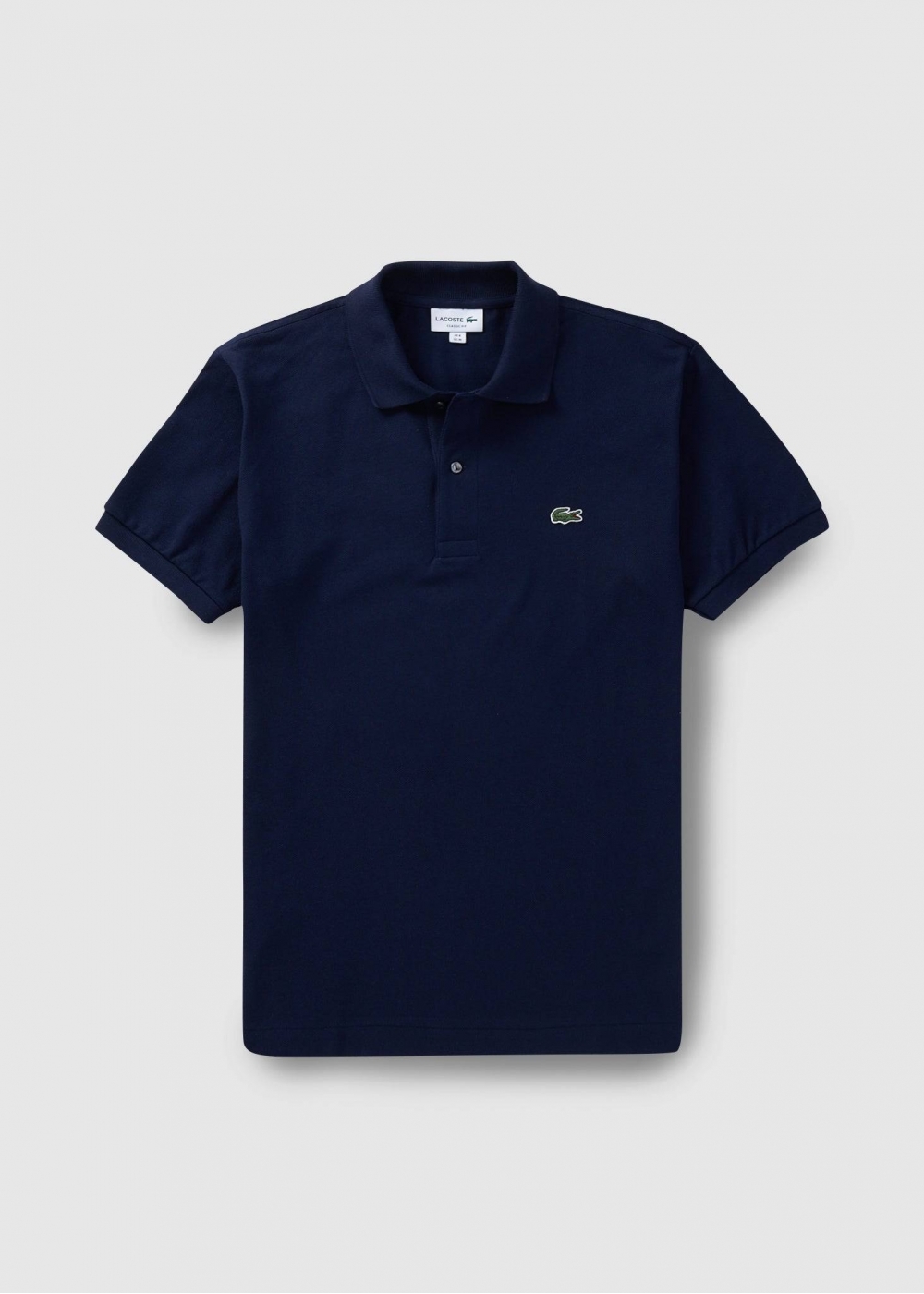 Lacoste Mens Classic Pique Polo Shirt In Navy