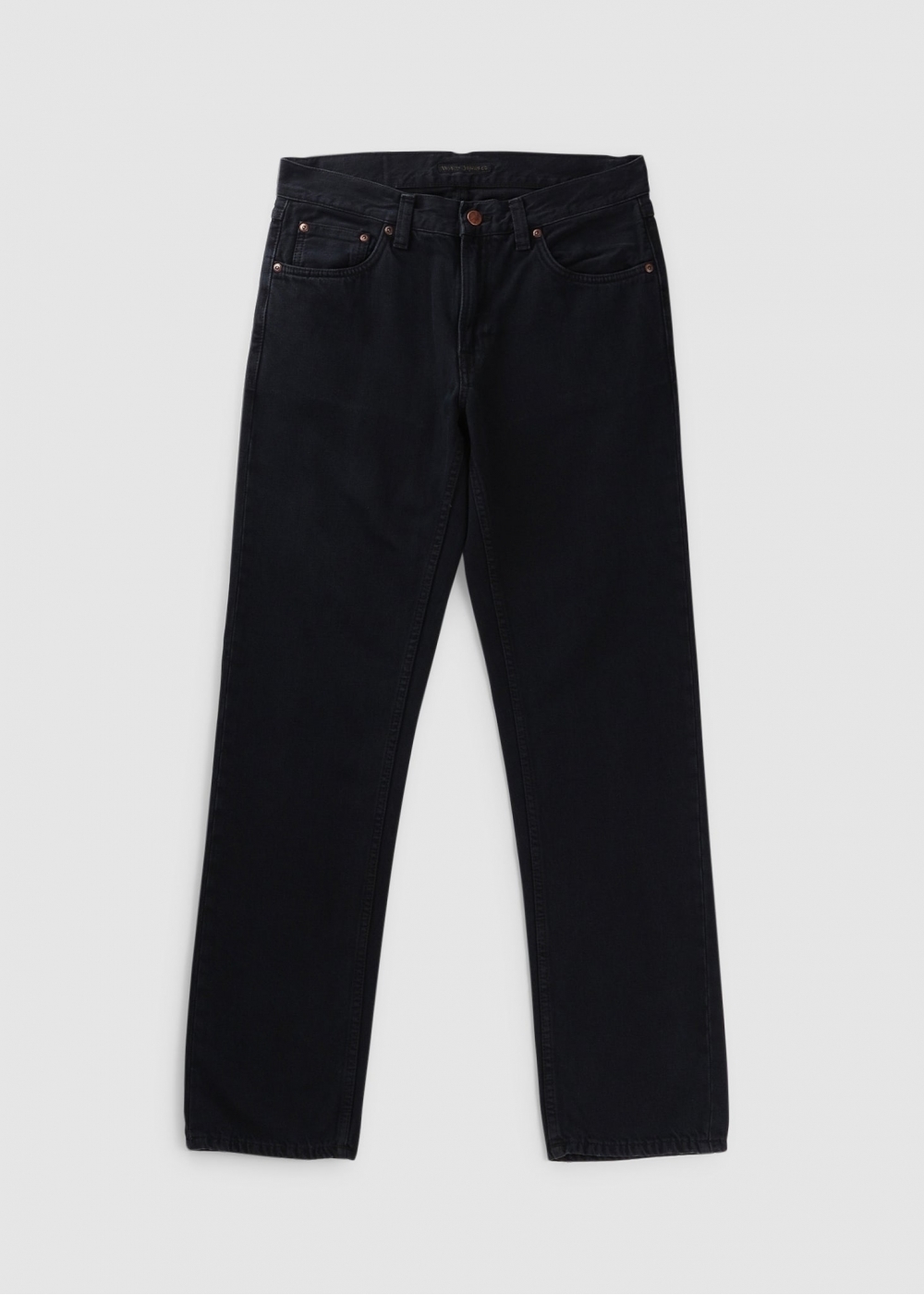 Nudie Mens Gritty Jackson Jeans In Black Forest