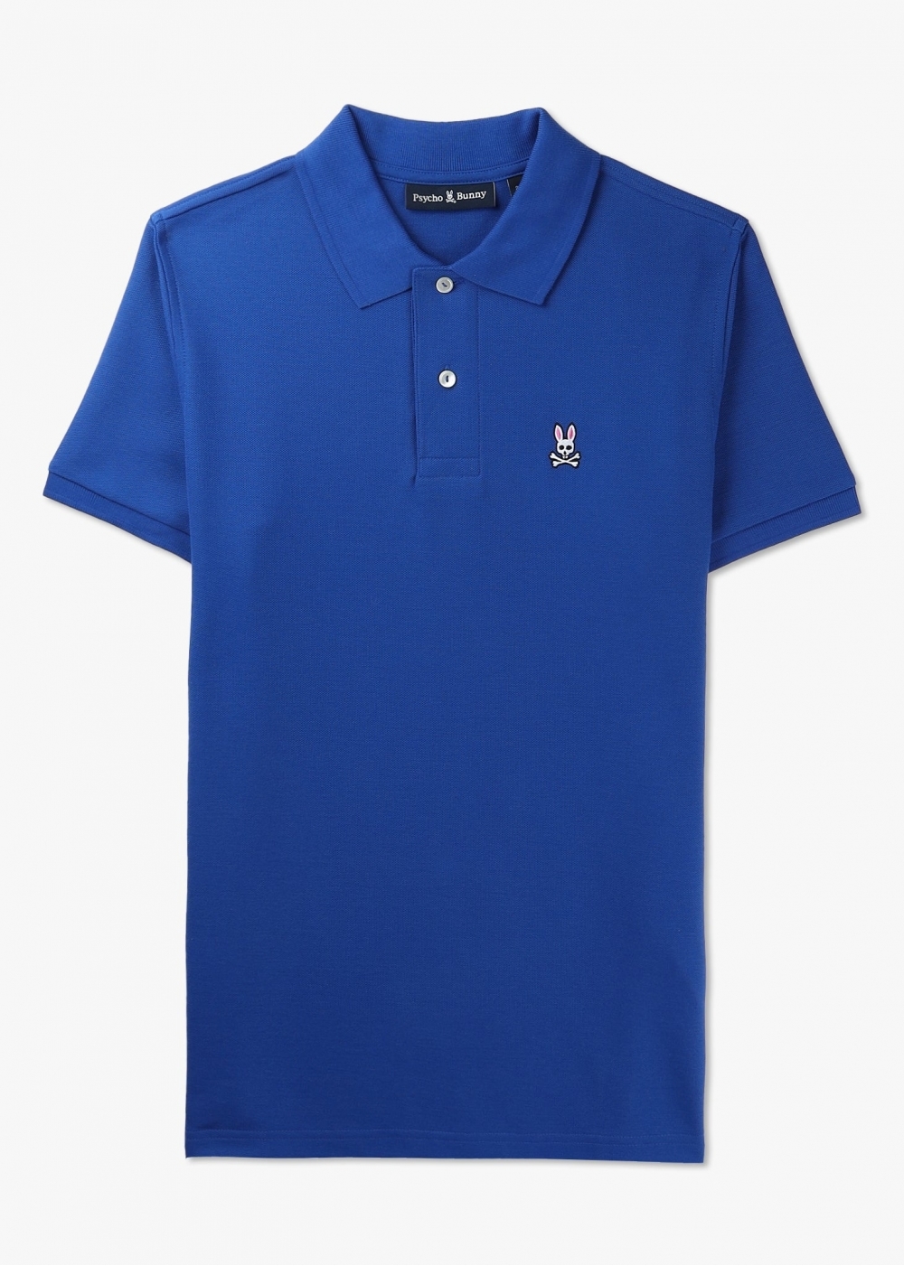PSYCHO BUNNY Mens Classic Pique Polo Shirt In Sapphire
