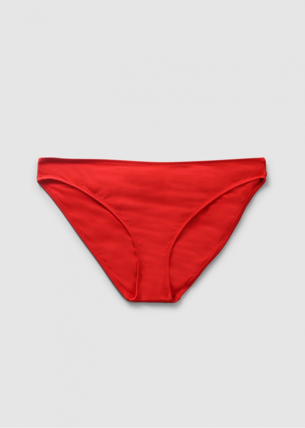 Calvin Klein Womens Mini Logo Bikini Bottoms In Cajun Red