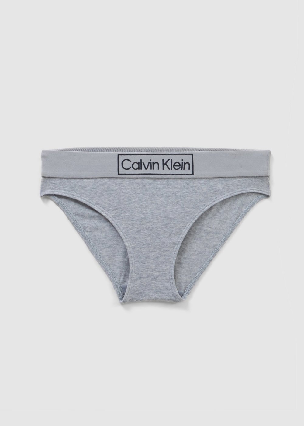 Calvin Klein Womens Underwear Reimagined Heritage Bikini Briefs In Heather Grey
