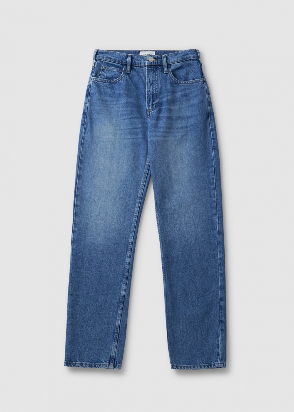 Frame Womens Le High N Tight Straight Jeans In Chesapeake
