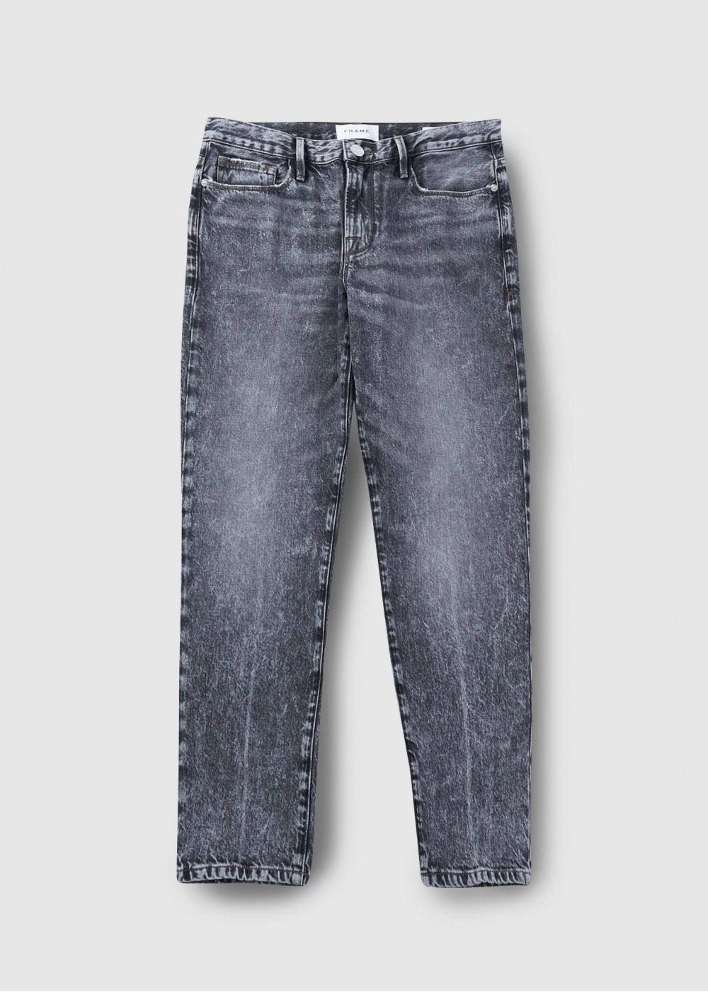 Frame Womens Le Noveau Straight Jeans In Kickdrum