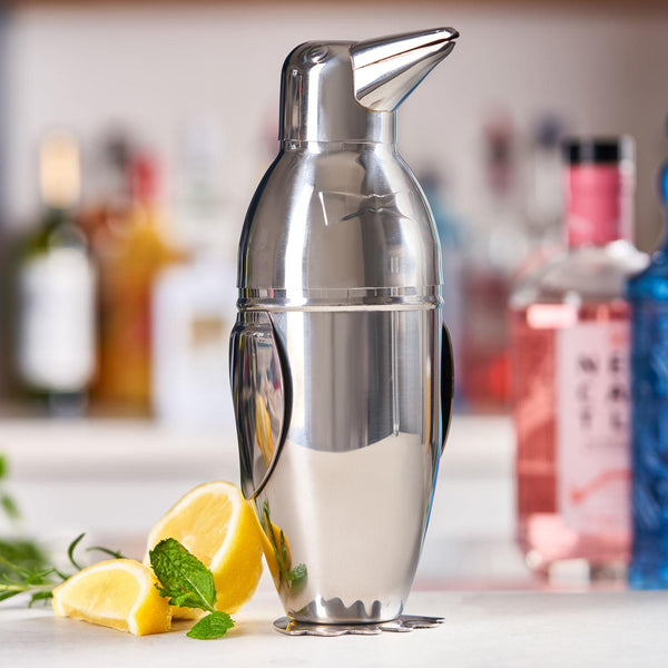 Distinctly Living Penguin Cocktail Shaker