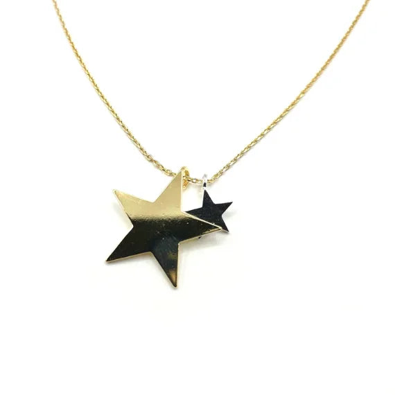 SIXTON LONDON Star Duo Necklace