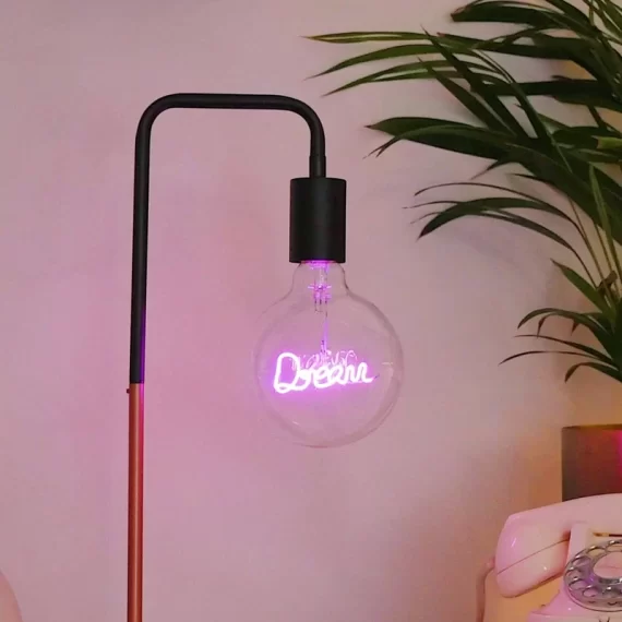 Steepletone LED Dream Text Light Bulbs Screw Up Style