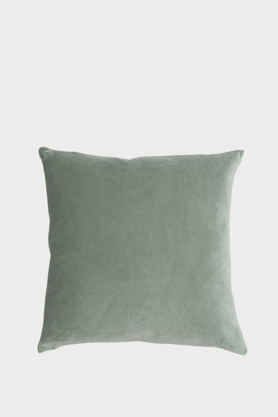 Niki Jones - Velvet Linen Square Cushion Pewter