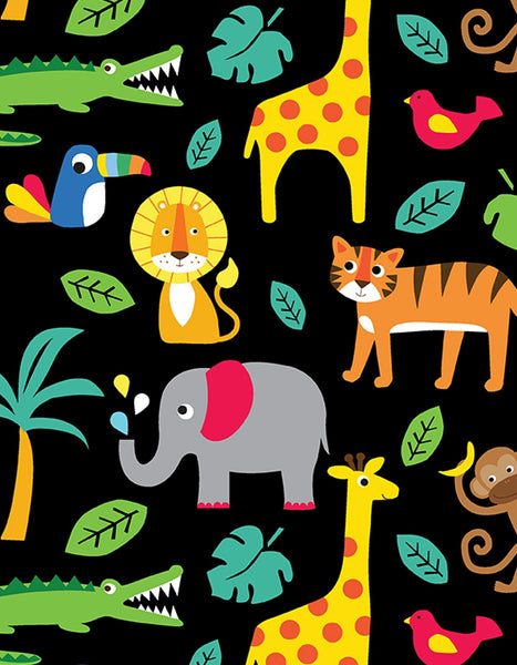 Toby Tiger 3 Sheets Jungle Wrapping Paper