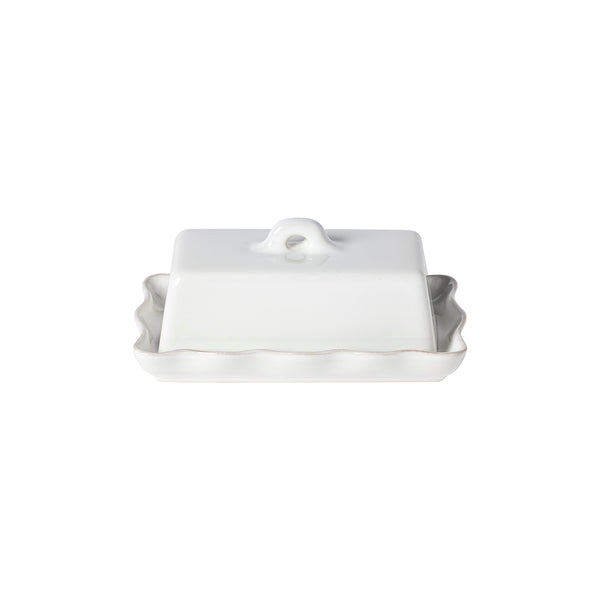 My Gifts Trade Cook & Host White Rect Butter Dish 19cm W/lid