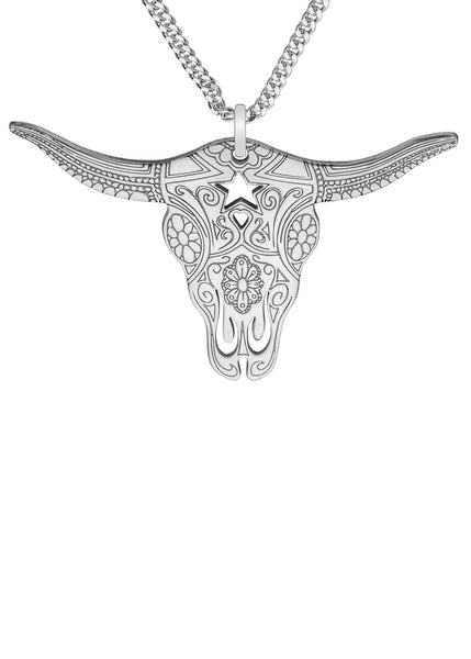 carter Gore Texas Longhorn Necklace - Medium