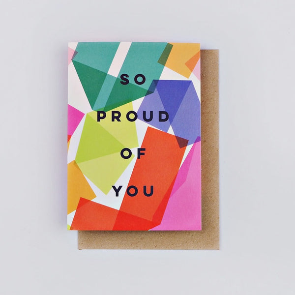 The Comlpetist So Proud Of You Origami Card