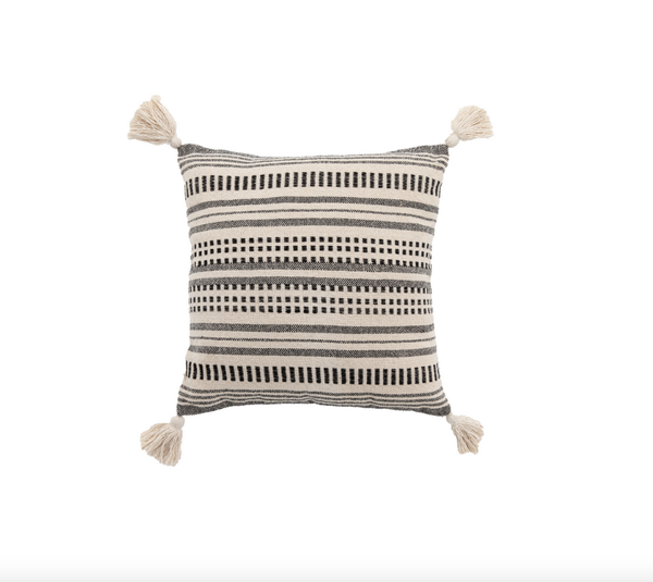 Gallery Direct Chilika Natural And Black Cushion Cover