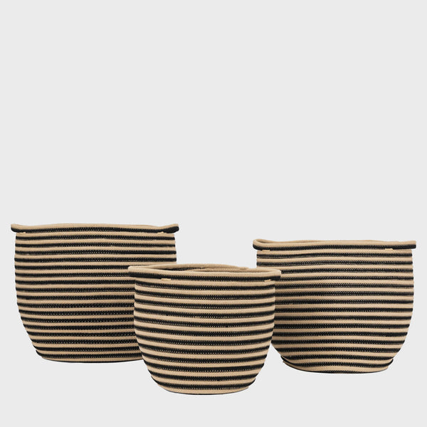 Gallery Direct Brook Stripe Baskets