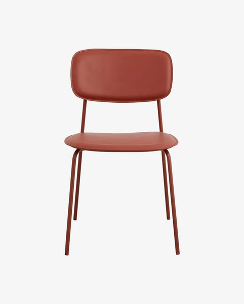 Nordal Esa Dining Chair, Rust Red