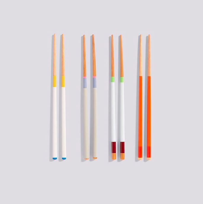 HAY Chopsticks: Colour Sticks Set of 4 Multi