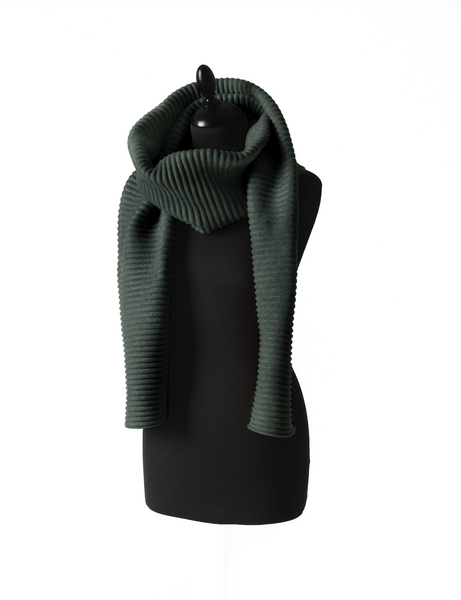 Design House Stockholm  Pleece Scarf Long In Forest Green