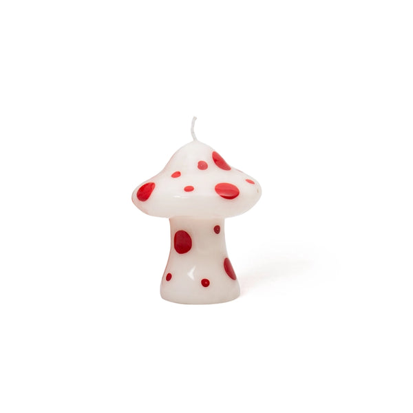 HELIO FERRETI Small Amanita Mushroom Candle - Hand Painted