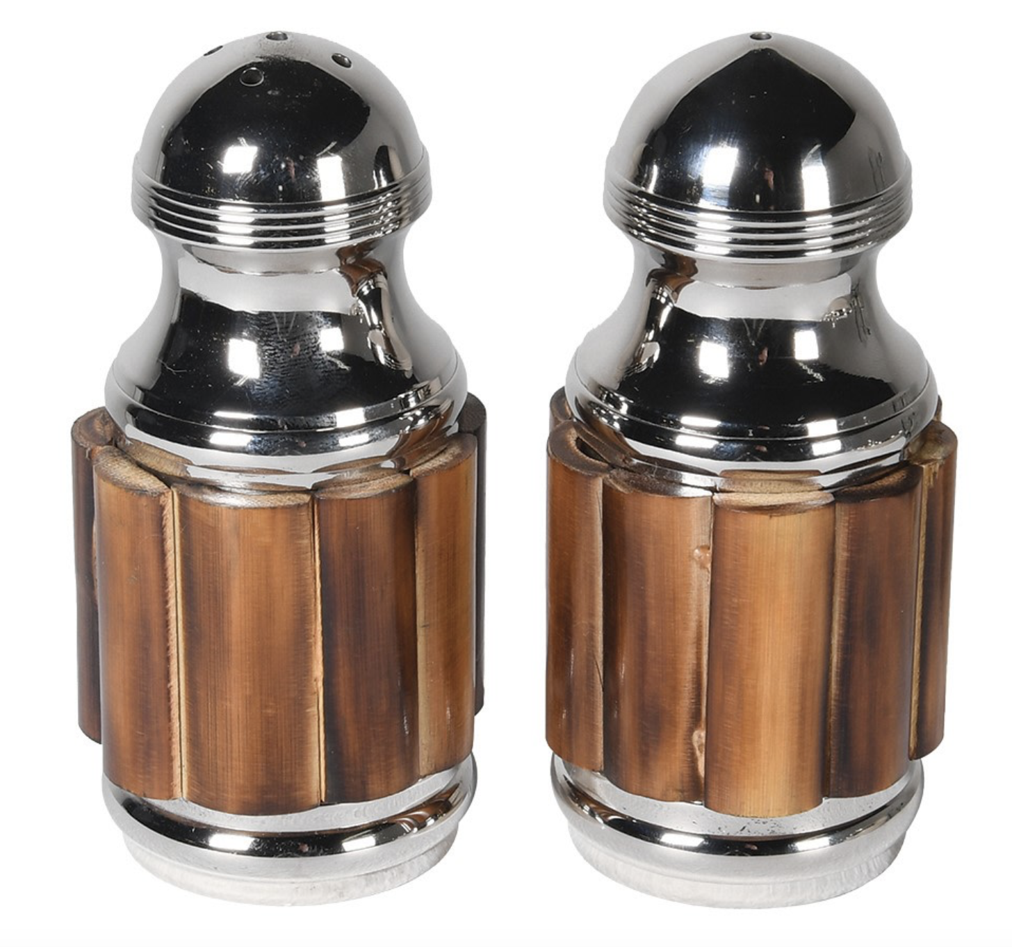 THE BROWNHOUSE INTERIORS Bamboo Salt and Pepper Set