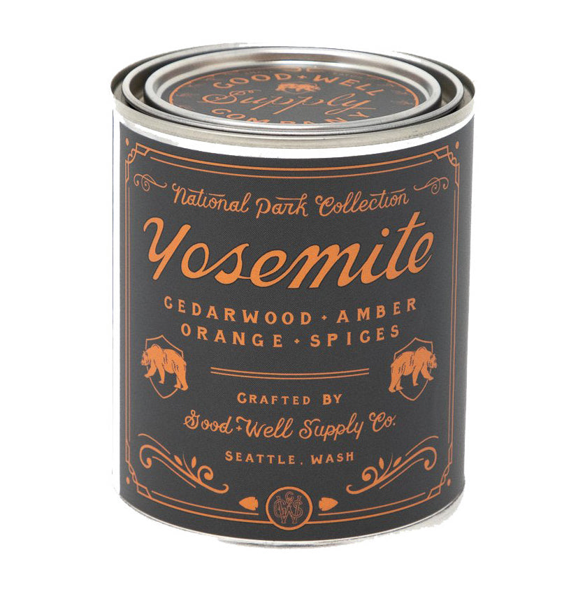 Good & Well Supply Co 8oz National Park Soy Candle | Yosemite