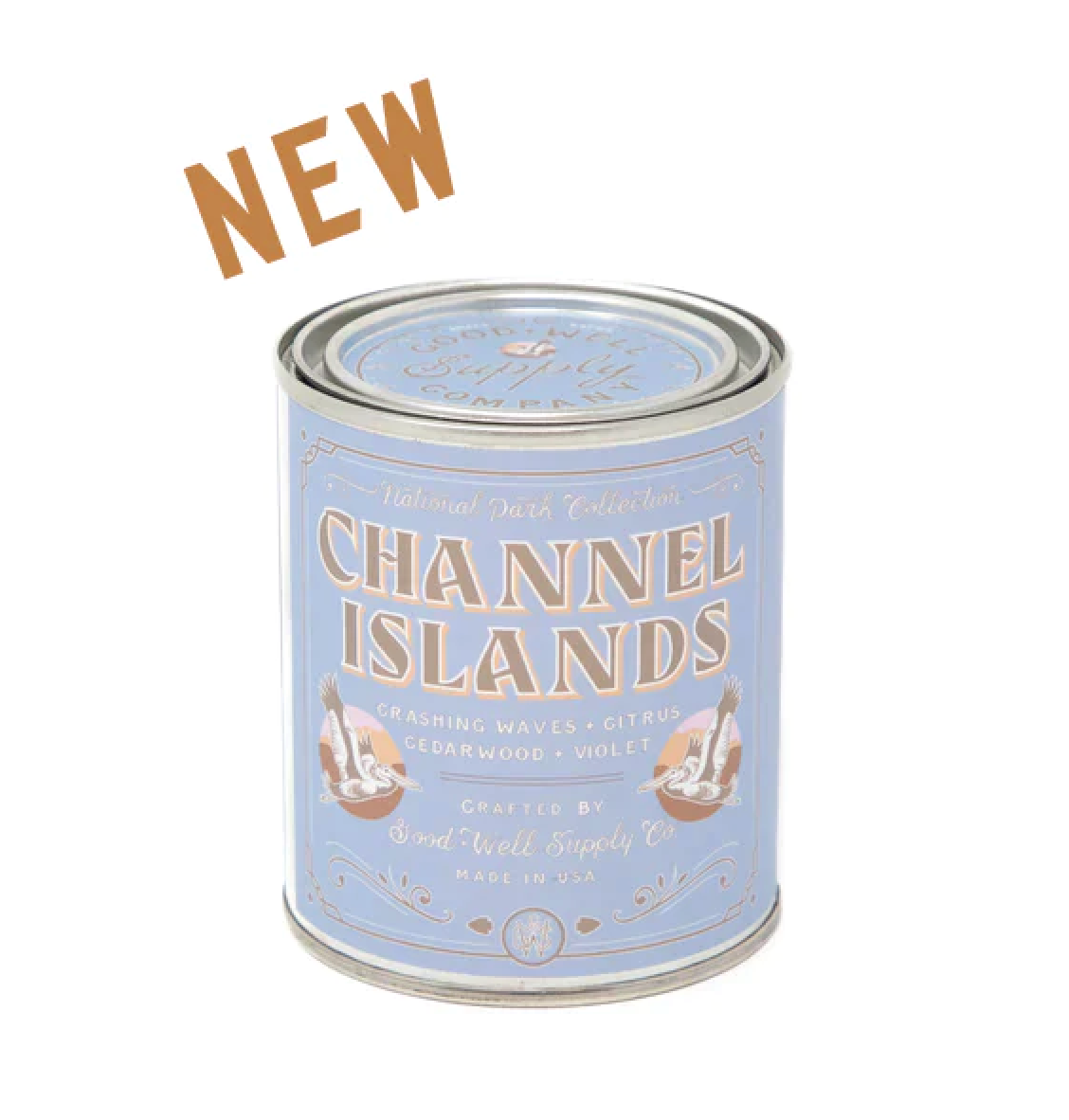 Good & Well Supply Co 8oz National Park Candle | Channel Islands