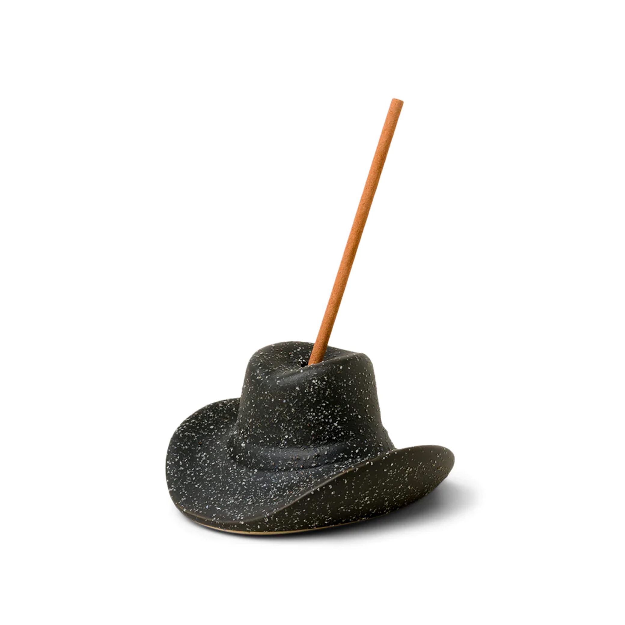 Paddy Wax Cowboy Hat Incense Holder - Black