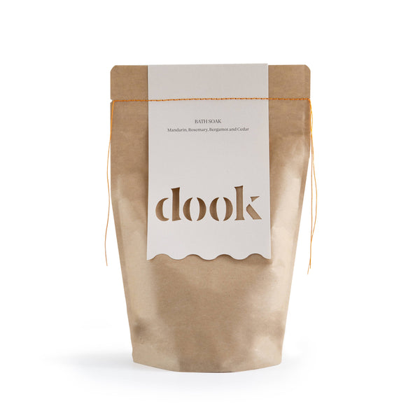 Dook Ltd Bath Soak - Mandarin, Bergamot, Rosemary & Cedar Bath Salts By Dook
