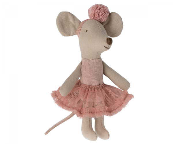 Maileg Ballerina Mouse, Little Sister- Rose