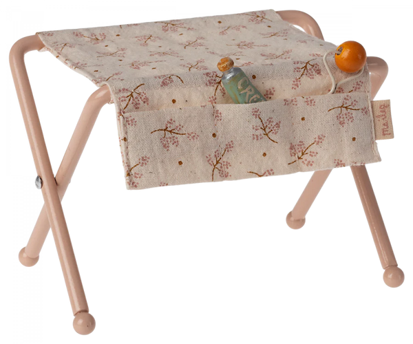 Maileg Nursery Table, Baby Mouse - Rose