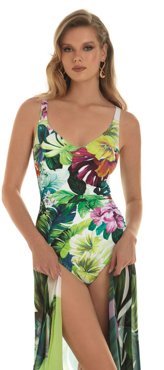 Roidal Aina Swimsuit In Floral Unic