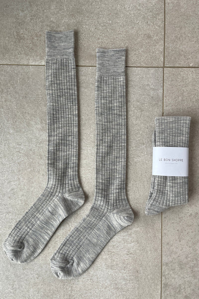 Le Bon Shoppe - Schoolgirl Socks Grey Melange