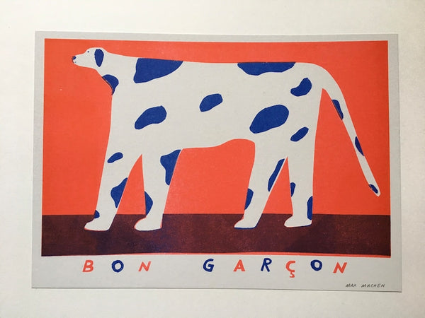 Max Machen Bon Garcon Art Print