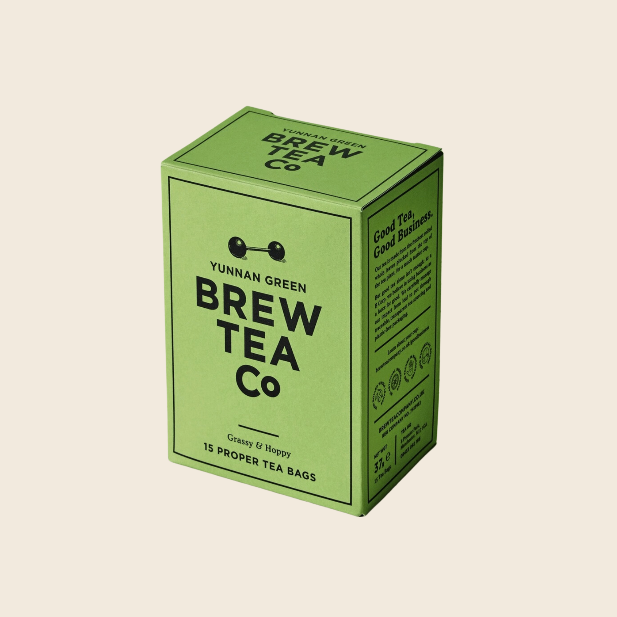 Brew Tea Yunnan Green Proper Tea Bags