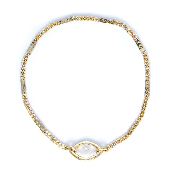CAPSULE ELEVEN Eye Opener Chain Necklace | 18ct Gold Plated