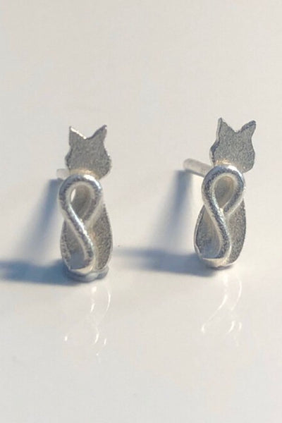 Otro Mundo Cats Silver Earrings Barcelona