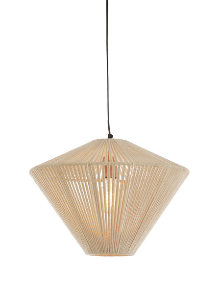 Light & Living Medium Felida Hanging Pendant Lamp In Cream