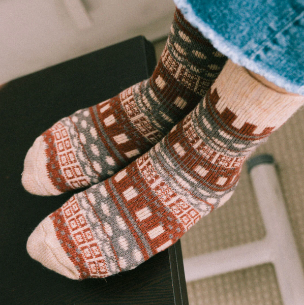 NORDIC SOCKS Nordic Sofia Socks In Cream