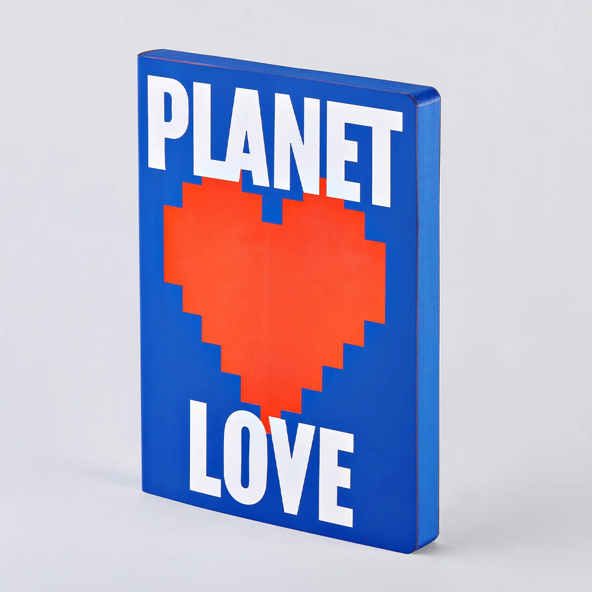 Nuuna  Notebook Leather Cover Graphic L  Planet Love 