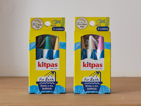 wagumi Kitpas Bathtime Crayons - Set Of 3 Colours