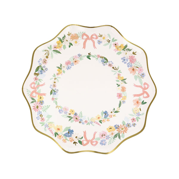 Meri Meri Elegant Floral Side Plates