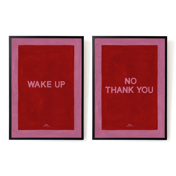 Hotel Magique - Wake Up, No Thank You Set Of 2 - A4