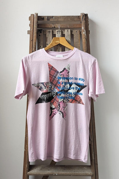Marant Etoile Zewel Pink Freedom T-shirt