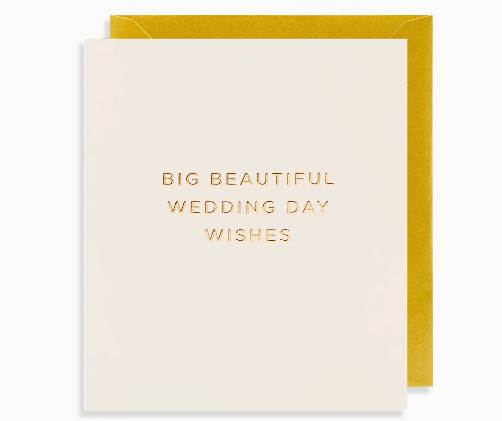 Lagom Design Big Beautiful Wedding Day Wishes Card