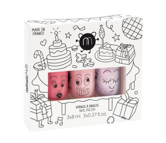 Nailmatic Coffret 3 Vernis Roses - Party