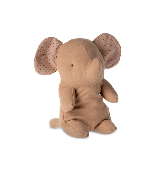 Maileg Small Elephant Soft Toy, Soft Rose