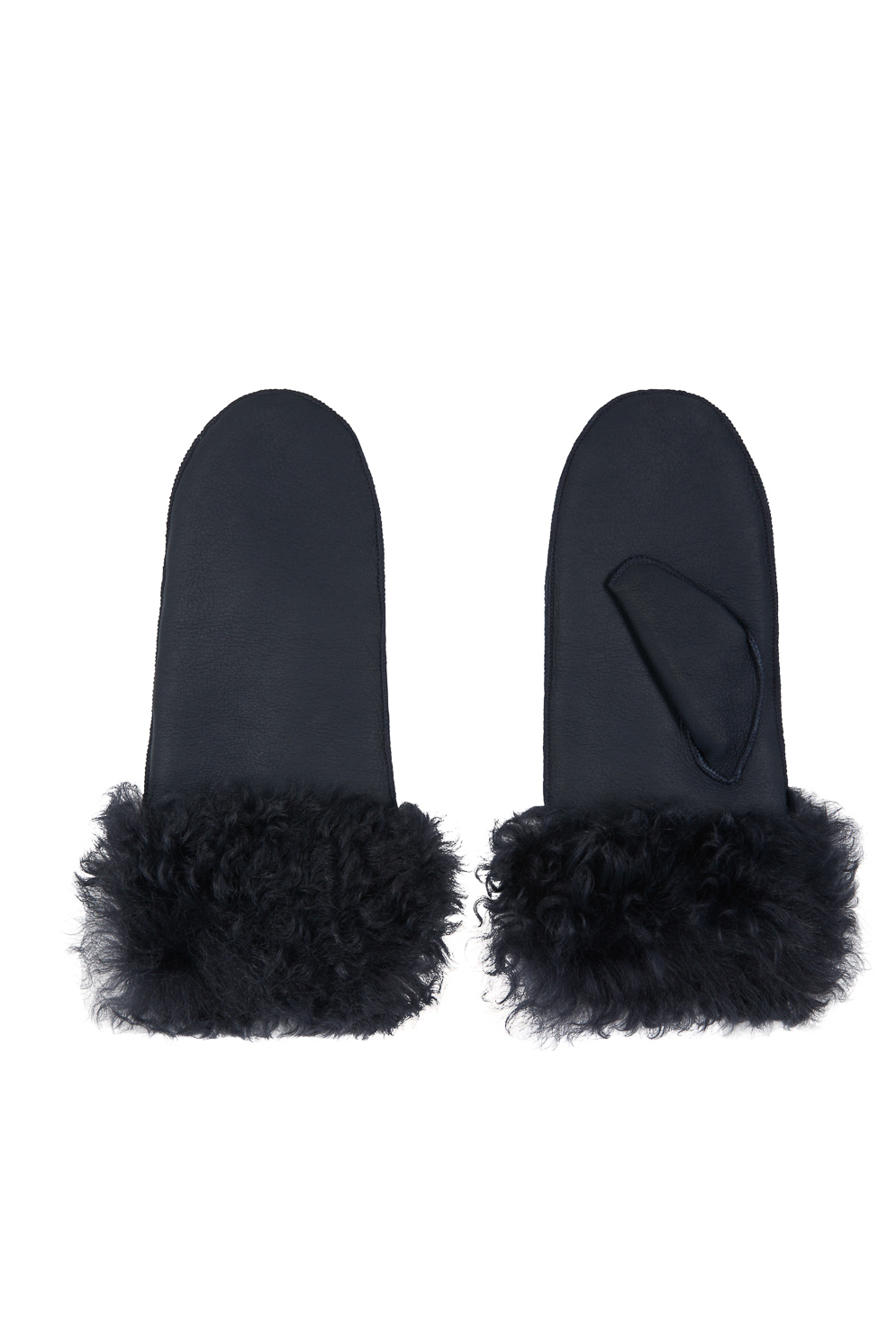 Full Palm Shearling Mittens