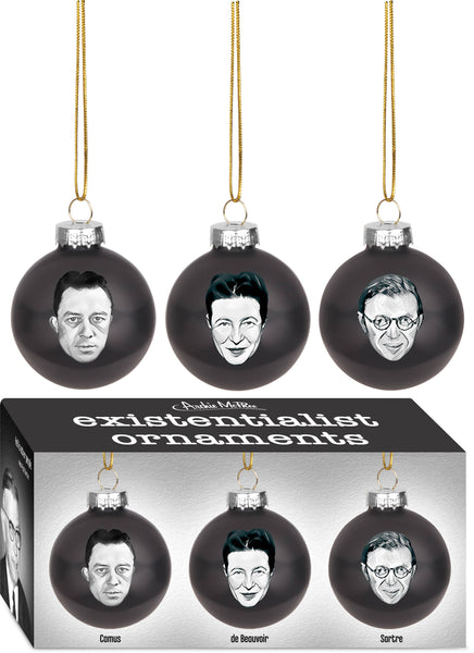 Incognito Existentialist Christmas Ornaments | Set Of 3