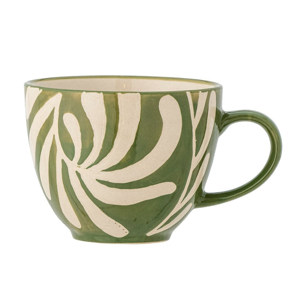 Bloomingville Green Stoneware Mug